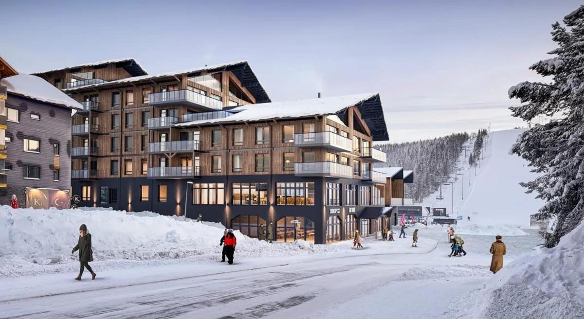 Lux Lapland Cranberry Center 61m2 Ski-in Ski-out 2 Bedr & 2 Bathr Huoneisto