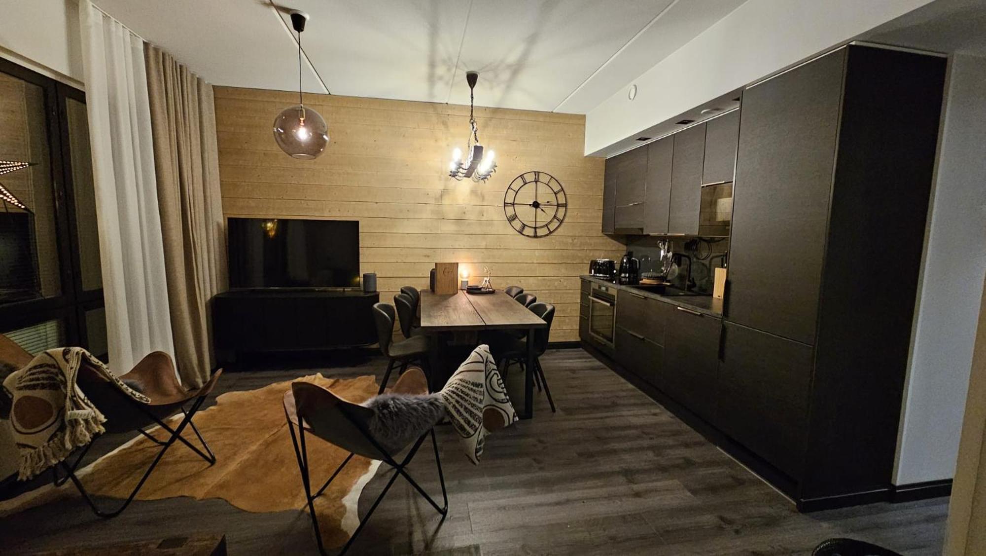 Huoneisto Lux Lapland Cranberry Center 61m2 Ski-in Ski-out 2 Bedr & 2 Bathr